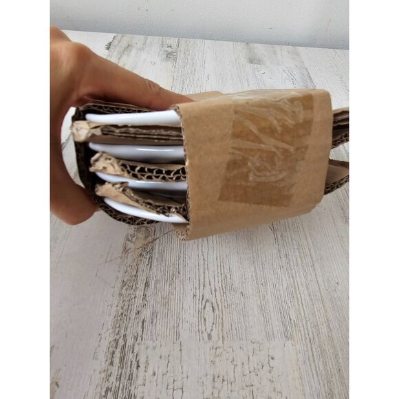 Williams Sonoma pride flag rainbow dessert plate salad 6.25 in New set of four p - Picture 5 of 5